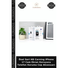 Floranova Özel Seri Hd Corning iPhone 17 Cam Ekran Koruyucu Telefon Koruma Cep Aksesuarı