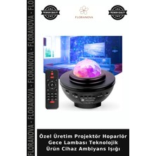 Floranova Özel Üretim Projektör Hoparlör Gece Lambası Teknolojik Ürün Cihaz Ambiyans Işığı