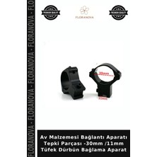 Floranova Av Malzemesi Bağlantı Aparatı Tepki Parçası -30MM /11MM Tüfek Dürbün Bağlama Aparat