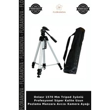 Floranova Onlasr 1570 mm Tripod 3yönlü Profesyonel Süper Kalite Uzun Pozlama Manzara Avcısı Kamera Ayağı