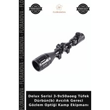 Floranova Delux Serisi 3-9X50AOEG Tüfek Dürbün(B) Avcılık Gereci Gözlem Optiği Kamp Ekipmanı