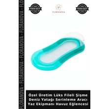Floranova Özel Üretim Lüks Fileli Şişme Deniz Yatağı Serinleme Aracı Yaz Ekipmanı Havuz Eğlencesi