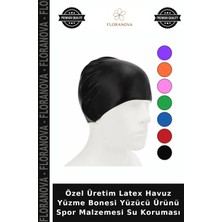 Floranova Özel Üretim Latex Havuz Yüzme Bonesi Yüzücü Ürünü Spor Malzemesi Su Koruması