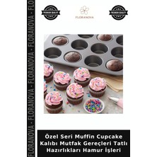 Floranova Özel Seri Muffin Cupcake Kalıbı Mutfak Gereçleri Tatlı Hazırlıkları Hamur Işleri