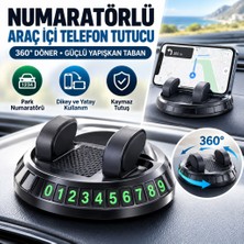 Akıllı Bayi Numaratörlü Güçlü Yapışkanlı 360 Derece Dönebilen Su Geçirmez Araç Içi Telefon Tutucu P