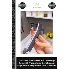 Floranova Ulaşılmaz Noktalar Ev Temizliği Temizlik Yardımcısı Derzfırçası Ergonomik Dayanıklı Ince Tasarım