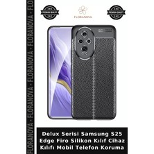 Floranova Delux Serisi Samsung S25 Edge Firo Silikon Kılıf Cihaz Kılıfı Mobil Telefon Koruma