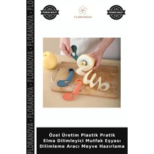 Floranova Özel Üretim Plastik Pratik Elma Dilimleyici Mutfak Eşyası Dilimleme Aracı Meyve Hazırlama