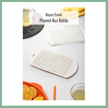 Bşk Virgo Beyaz Piramit Buz Kalıbı(13*24*2 Cm) BSK2026