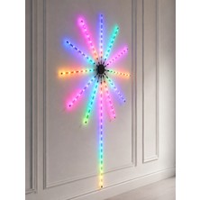 TCX Telefon Kontrollü Rgb Fireworks LED Duvar Işığı 1 Adet