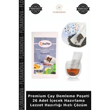 Floranova Premium Çay Demleme Poşeti 26 Adet Içecek Hazırlama Lezzet Hazırlığı Hızlı Çözüm