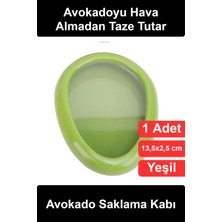 Wonara #avokadosaklamakabı Avokado Saklama Kabı Esnek Silikon Yiyecek Koruyucu Hava Geçirmez Kapak Meyve Sebze Tazelik Muhafaza Kutusu Bulaşık Makinesinde Yıkanabilir Pratik Mutfak Gereçleri Gıda Yeşil