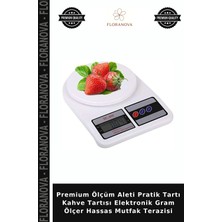 Floranova Premium Ölçüm Aleti Pratik Tartı Kahve Tartısı Elektronik Gram Ölçer Hassas Mutfak Terazisi