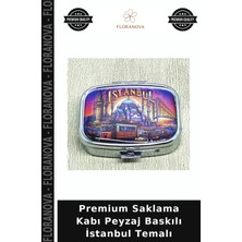 Floranova Premium Saklama Kabı Peyzaj Baskılı Istanbul Temalı