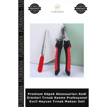 Floranova Premium Köpek Aksesuarları Kedi Ürünleri Tırnak Kesme Profesyonel Evcil Hayvan Tırnak Makası Seti