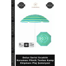 Floranova Delux Serisi Sıcaklık Koruması Piknik Tentee Kamp Ekipmanı Plaj Şemsiyesi