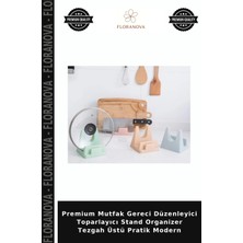 Floranova Premium Mutfak Gereci Düzenleyici Toparlayıcı Stand Organizer Tezgah Üstü Pratik Modern