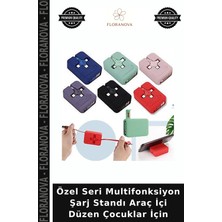 Floranova Özel Seri Multifonksiyon Şarj Standı Araç Içi Düzen Çocuklar Için