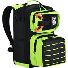 Fujin Proaji Back Pack Black Lime Balıkçı Sırt Çantası