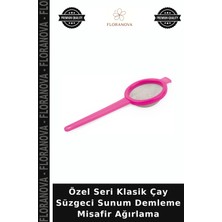 Floranova Özel Seri Klasik Çay Süzgeci Sunum Demleme Misafir Ağırlama
