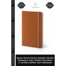 Floranova Delux Serisi Kişisel Ajanda Günlük Planlayıcı Fikir Defteri Parseller 1 Tarihsiz Defter Geri Dönüşüm