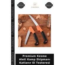 Floranova Premium Kesme Aleti Kamp Ekipmanı Katlanır El Testeresi