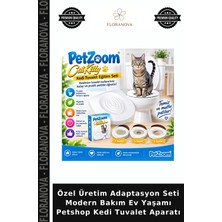 Floranova Özel Üretim Adaptasyon Seti Modern Bakım Ev Yaşamı Petshop Kedi Tuvalet Aparatı