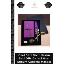 Floranova Özel Seri Divit Hokka Seti Ofis Gereci Özel Sunum Çalışma Masası
