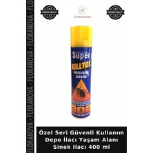 Floranova Özel Seri Güvenli Kullanım Depo Ilacı Yaşam Alanı Sinek Ilacı 400 ml