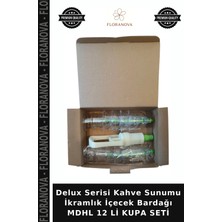 Floranova Delux Serisi Kahve Sunumu Ikramlık Içecek Bardağı Mdhl 12 Li Kupa Seti
