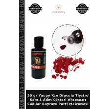 Floranova 50 gr Yapay Kan Dracula Tiyatro Kanı 1 Adet Gösteri Aksesuarı Cadılar Bayramı Parti Malzemesi