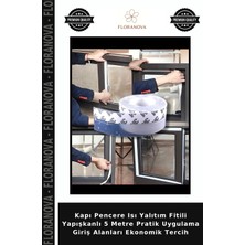 Floranova Kapı Pencere Isı Yalıtım Fitili Yapışkanlı 5 Metre Pratik Uygulama Giriş Alanları Ekonomik Tercih