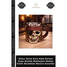 Floranova Delux Serisi Kuru Kafa Korsan Kupa Bardak Muhteşem Hediye Farklı Bardaklar Macera Sevenler
