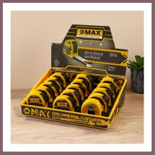 Bezos 5 M x 19 mm Çelik Şerit Metre Otomatik Kilitli (1 Adet) Bzss