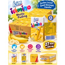 İçim Içim Içimino Muzlu Tetra Puding 200 GRX27 Adet
