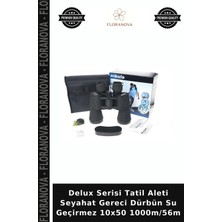 Floranova Delux Serisi Tatil Aleti Seyahat Gereci Dürbün Su Geçirmez 10X50 1000M/56M