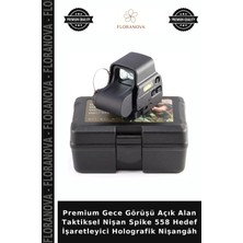 Floranova Premium Gece Görüşü Açık Alan Taktiksel Nişan Spike 558 Hedef Işaretleyici Holografik Nişangâh