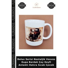 Floranova Delux Serisi Nostaljik Vosvos Kupa Bardak Çay Keyfi Anlamlı Hatıra Sıcak Içecek