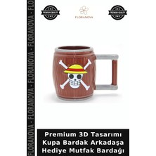 Floranova Premium 3D Tasarımı Kupa Bardak Arkadaşa Hediye Mutfak Bardağı