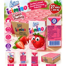 İçim Içim Içimino Çilekli Tetra Puding 200 GRX27 Adet
