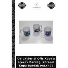 Floranova Delux Serisi Ofis Kupası Içecek Bardağı Yöresel Kupa Bardak 9ALY477