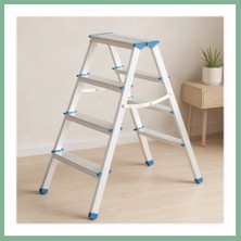 Bşk Virgo Alüminyum Çift Basamaklı Merdiven 92 cm (4+4) BSK2026