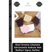 Floranova Özel Üretim Çikolata Görünümlü Kokulu Not Defteri Ilginç Defter
