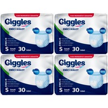 Giggles Yetişkin Bezi Emici Külot S - Küçük - Small 120 Adet