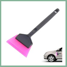 Bşk Virgo Mini Saplı Silikon Çekçek Ragle Cam Filmi Çekme Uygulama Aparatı 6X16CM Siyah Pembe BSK2026