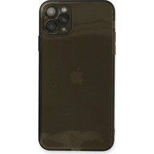 Urfakent Apple iPhone 11 Pro Max Uyumlu Kılıf Fly Lens Silikon - Siyah