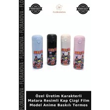 Floranova Özel Üretim Karakterli Matara Resimli Kap Çizgi Film Model Anime Baskılı Termos