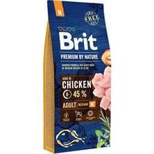 Hilera Brit Premium By Nature Adult Tavuklu Orta Irk Yetişkin Köpek Maması 15KG
