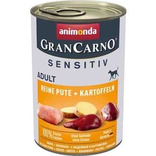 Hilera Animonda Gran Carno Sensitive Hindili ve Patatesli Yetişkin Köpek Konservesi 400GR