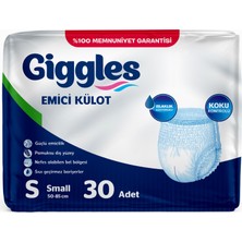 Giggles Yetişkin Bezi Emici Külot S - Küçük - Small 30 Adet Tekli Pk